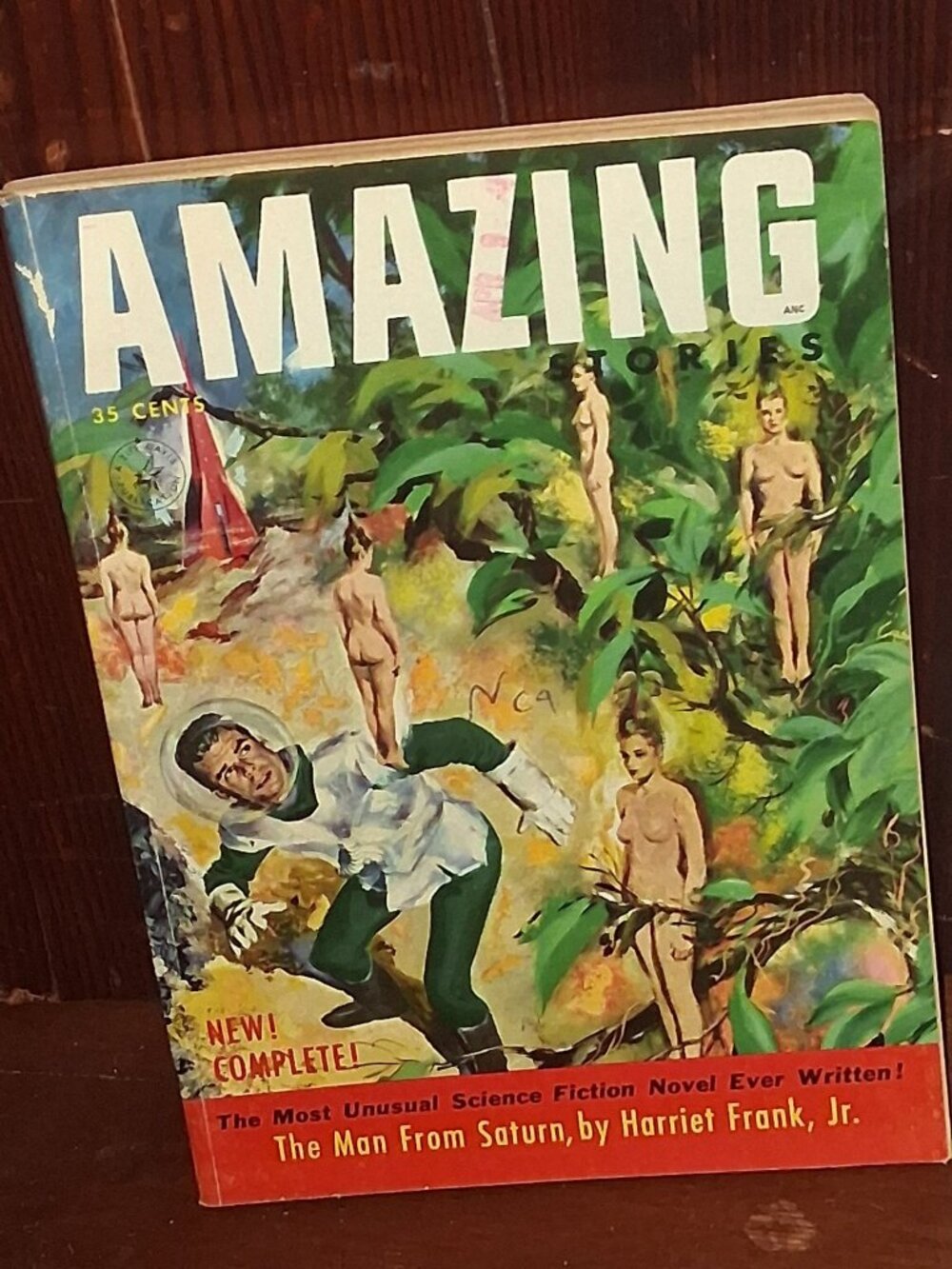 Amazing Stories Jun-Jul 1953 Arthur C Clarke Walter M Miller Jr Sheckley